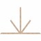 Ekena Millwork Saratoga Smooth Timber Gable Bracket, Douglas Fir, 96"W x 64"H x 1 1/2"D x 3 1/2"F, 16/12 Pitch GBW096X64X0204SAR00SDF - alternate 1
